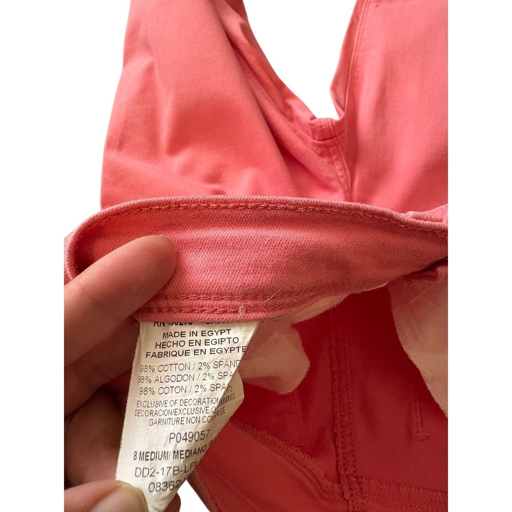 Lee Platinum Label Women's Jeans Size 8 Med‎ Coral Pink Straight Leg Stretch - Picture 10 of 10